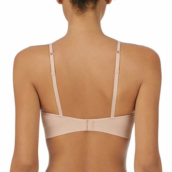 NWT DKNY Women's Seamless All Day Two Pack Bra Black/Sand Size Small $50 JJJ12 - Picture 5 of 7